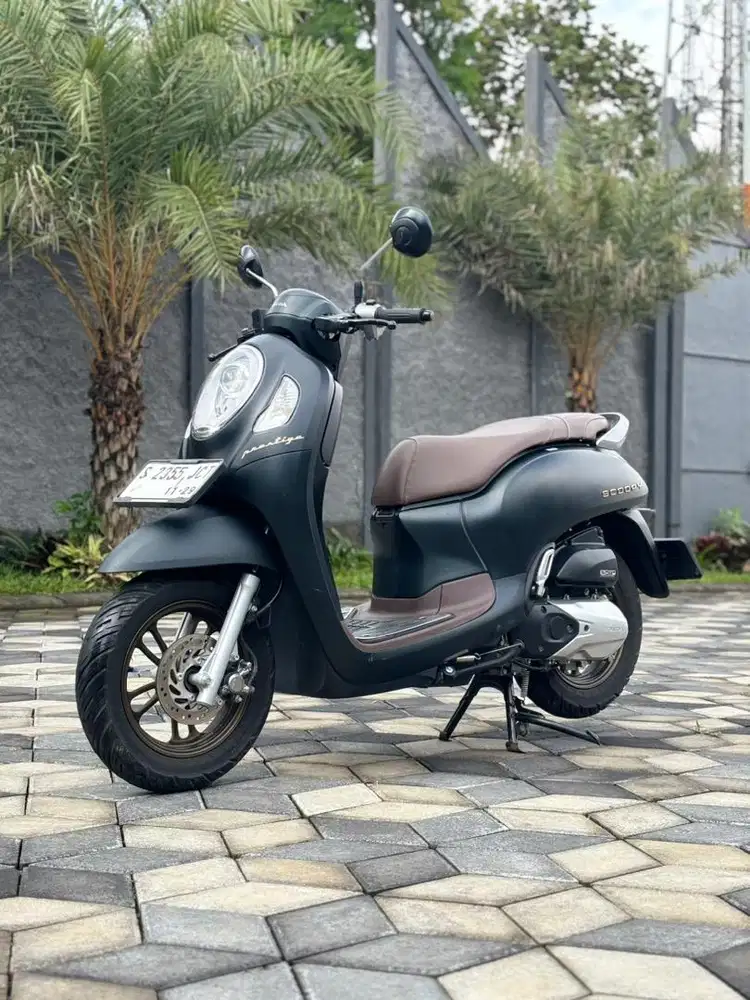 Honda Scoopy Peestige 2024 Hitam Doff Keyless Koko Motor