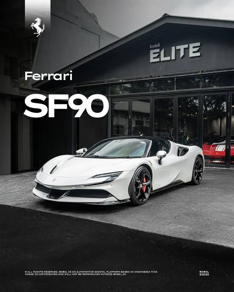 NIK 2023 Ferrari SF90 Stradale Bianco Avus