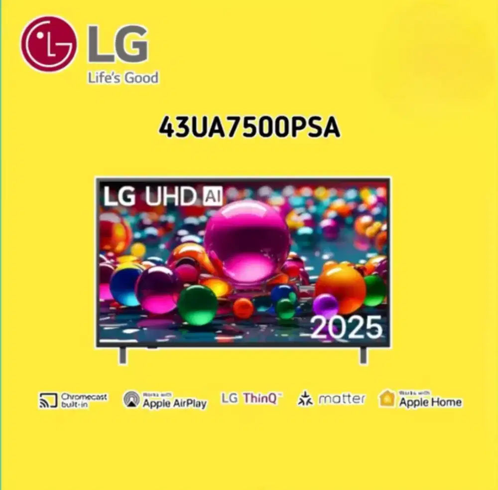 LG TV UHD AI 4K UA75 43 inch