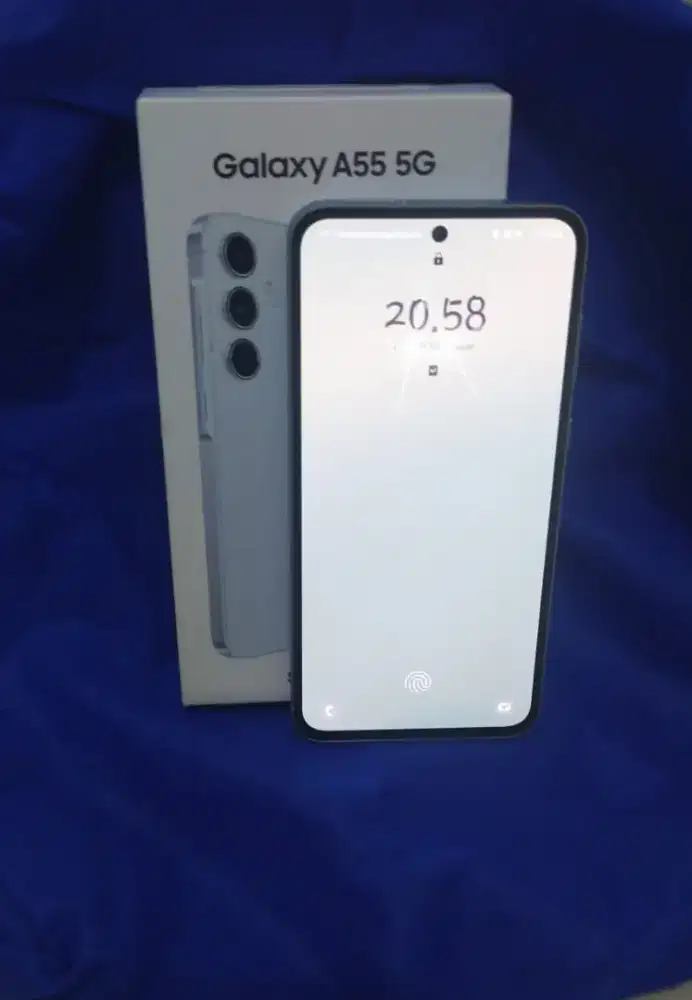 Samsung A55 mulus lengkap dengan boxnya