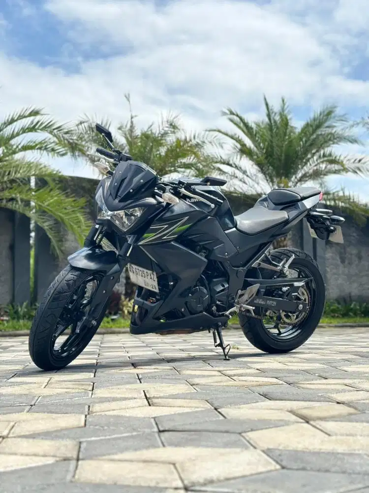 Kawasaki Z250 Naked Odo 14rb thn 2013 Hitam Koko Motor