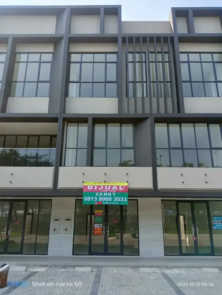 Disewakan Ruko Enchante Business park Bsd hadap jalan