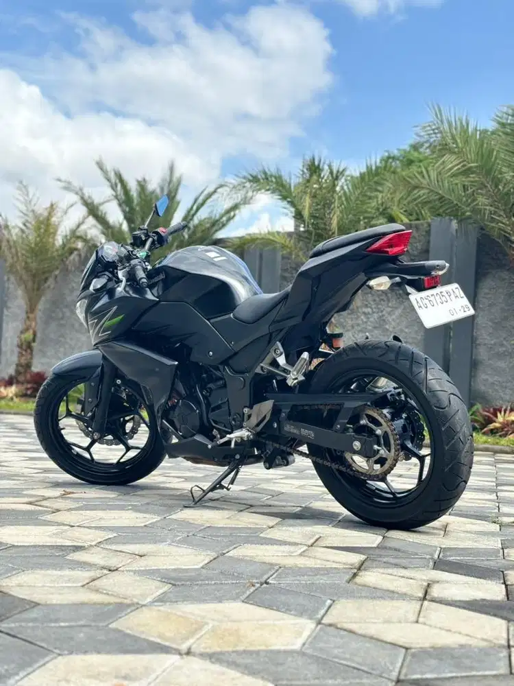 Kawasaki Z250 Hitam Odo 14rb thn 2013 Mulus Koko Motor