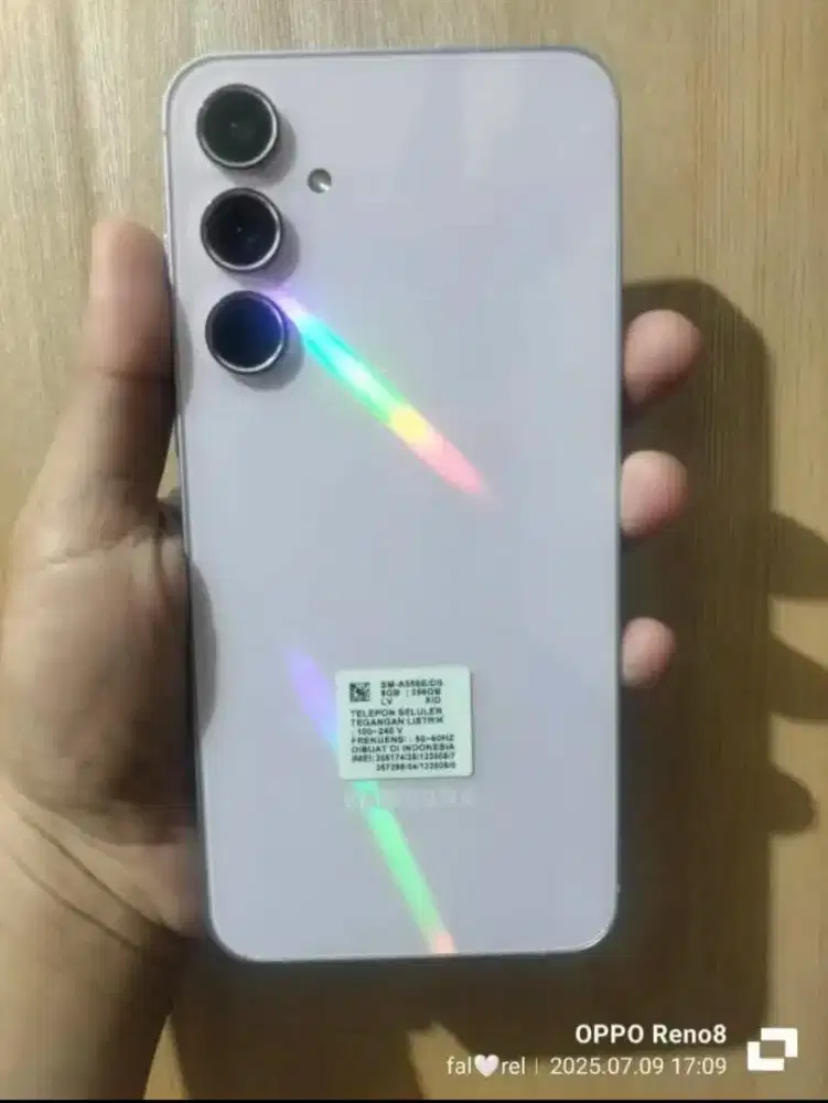 Samsung A55 5G lilac