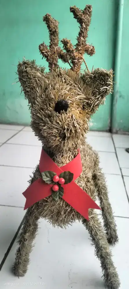 Pajangan kijang natal