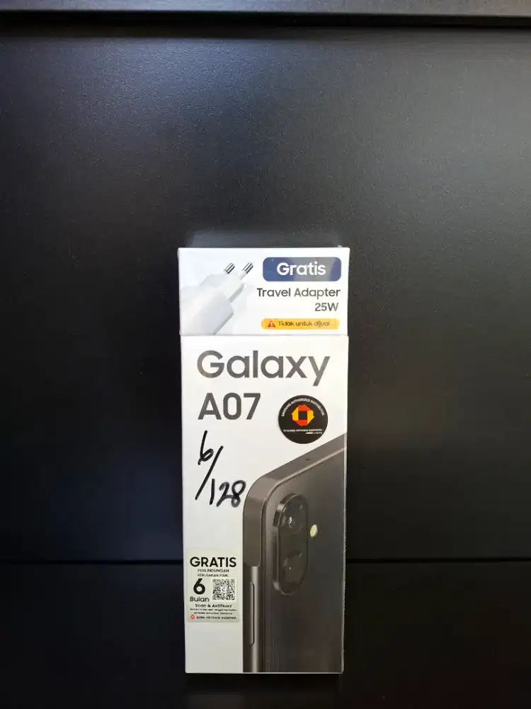 Samsung Galaxy A07 6+6/128gb, bergaransi resmi SEIN INDONESIA