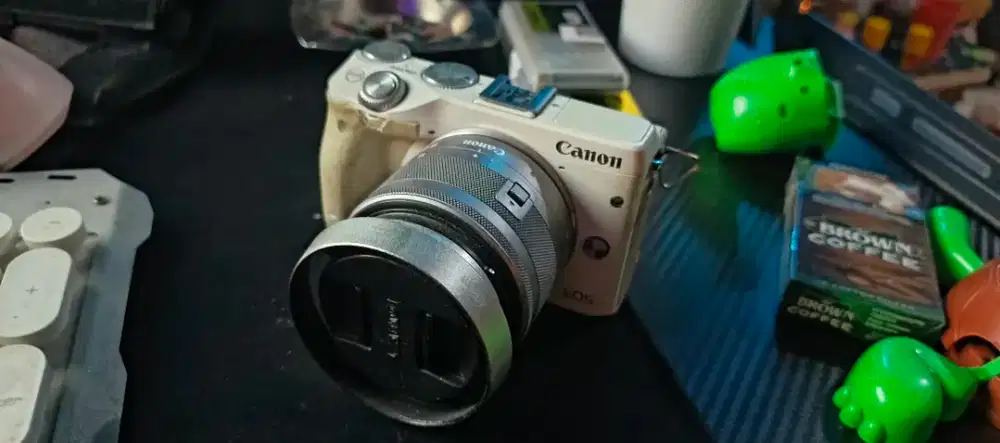 Kamera mirrorless canon Eos M3 fullset