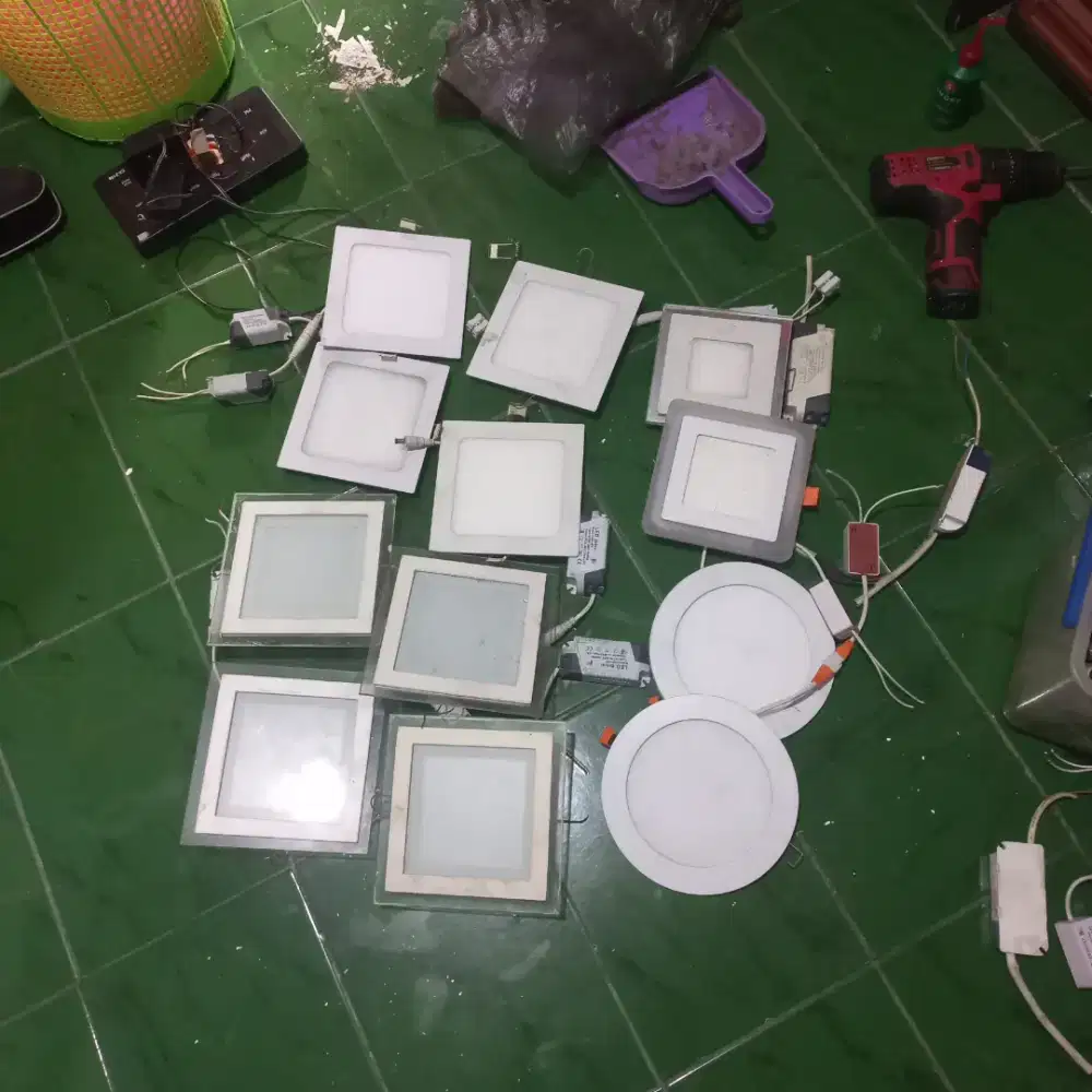 Dijual Borongan Lampu Panel LED Bekas Pakai