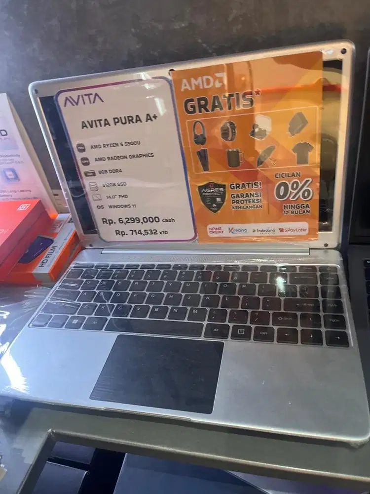 Segampang itu bawa pulang laptop avita pura A+ cukup pakai ktp saja