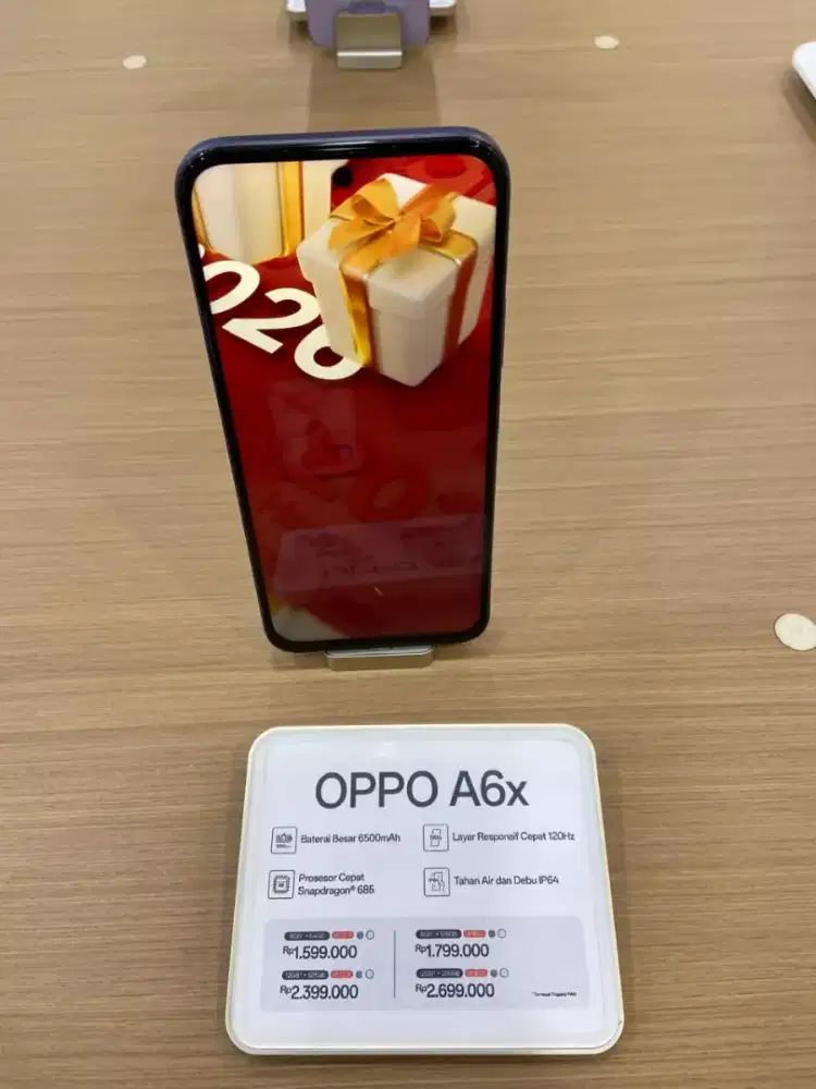 PROMO CICILAN BUNGA 0% OPPO A6x