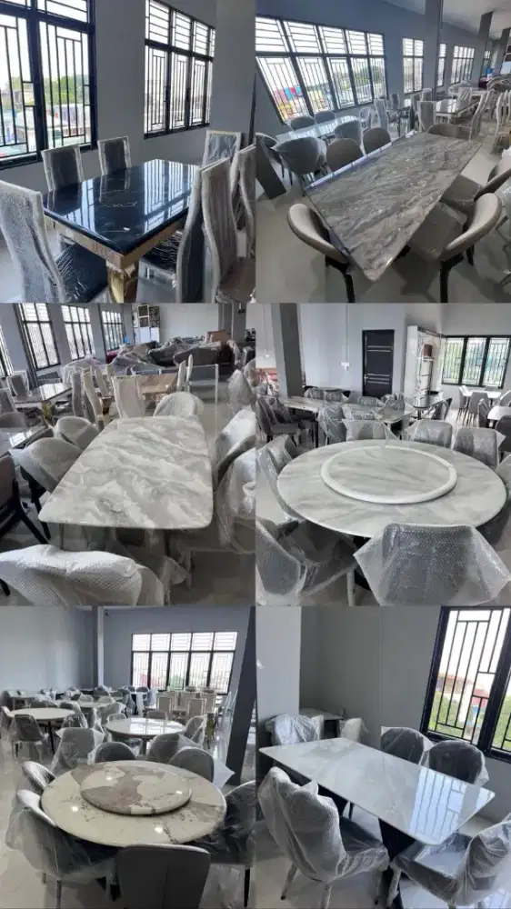 MEJA MAKAN KERAMIK MINIMALIS