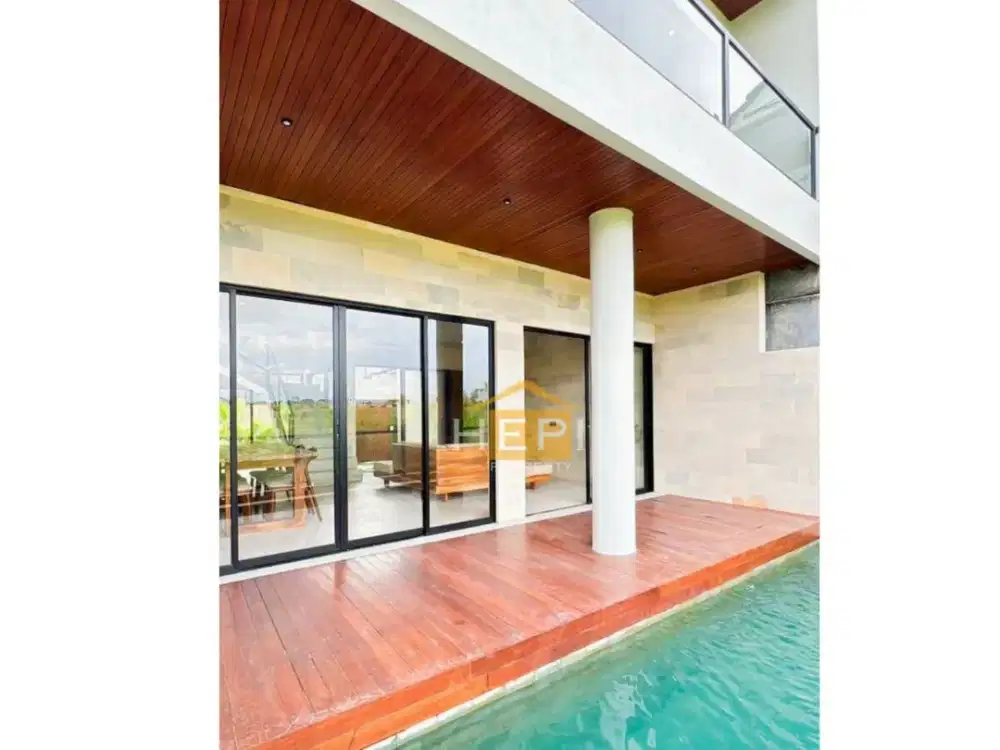 Dijual VILLA Rice Field view Di Cepaka Munggu  / close to canggu BALI Fully Furnished !!