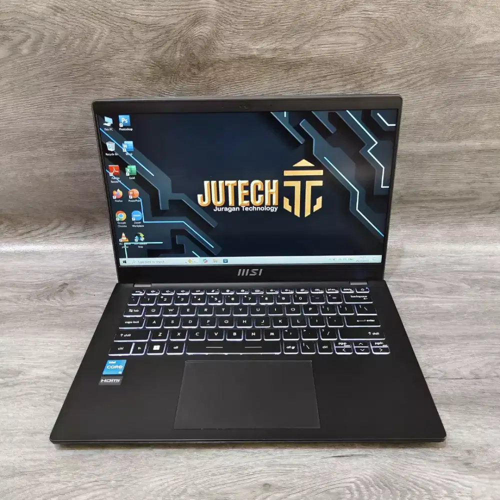 Laptop MSI Modern Slim Core i3 Gen12 Ram 8GB bonus Mouse Baru Siap pak
