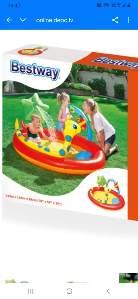 Kolam anak merk bestway