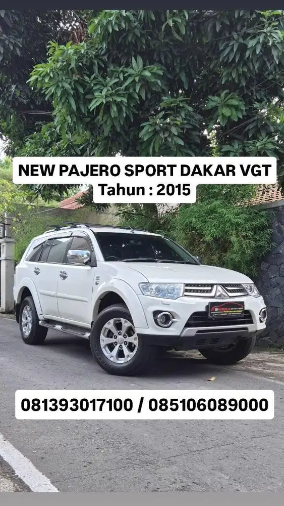 NEW PAJERO SPORT DAKAR VGT
Tahun : 2015, plat AD
