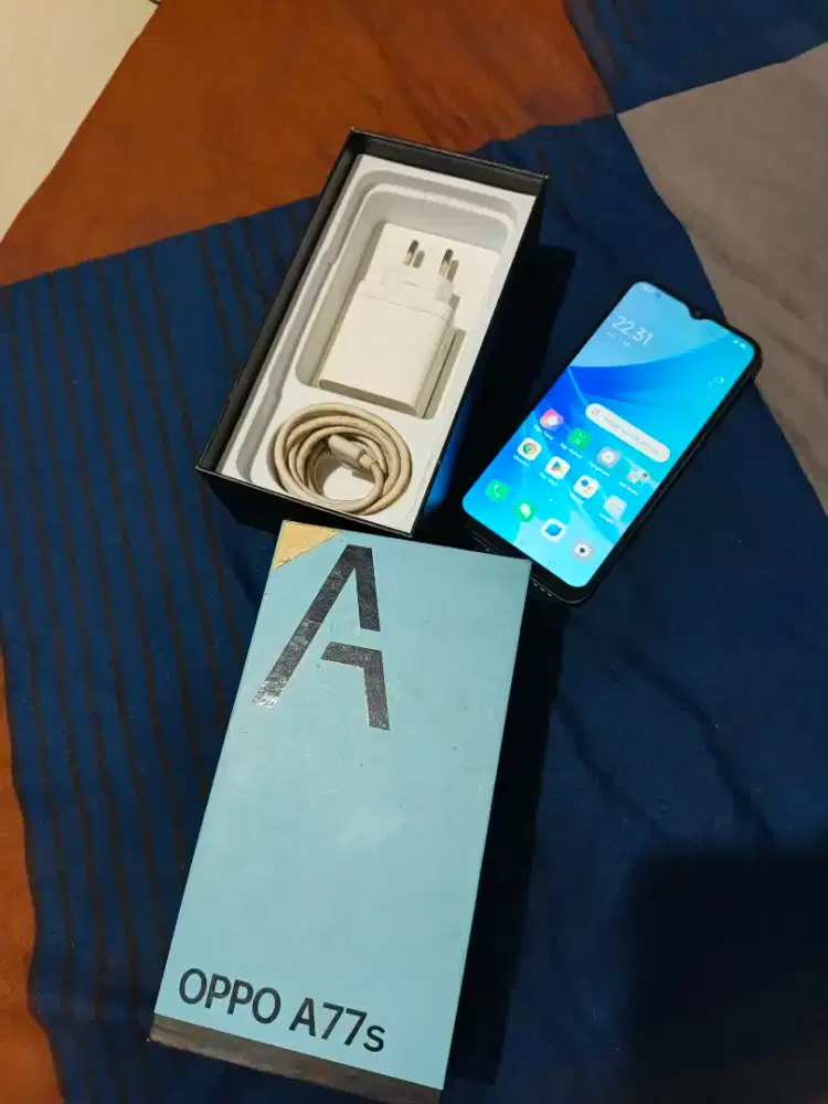 Oppo A77S 8/128 Normal Siap pakai