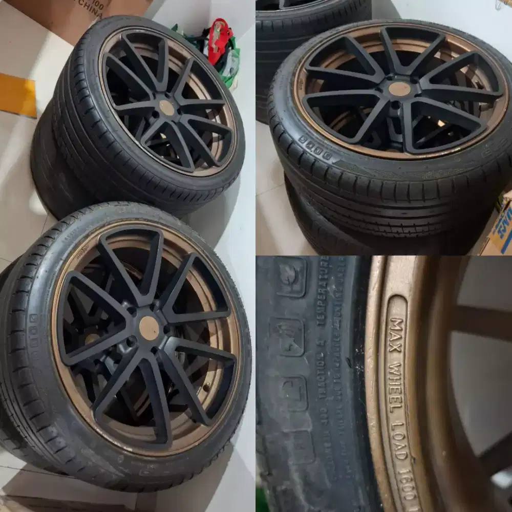 1set Velg Rotiform Original Ring 20inch Made in USA dan Ban Accelera