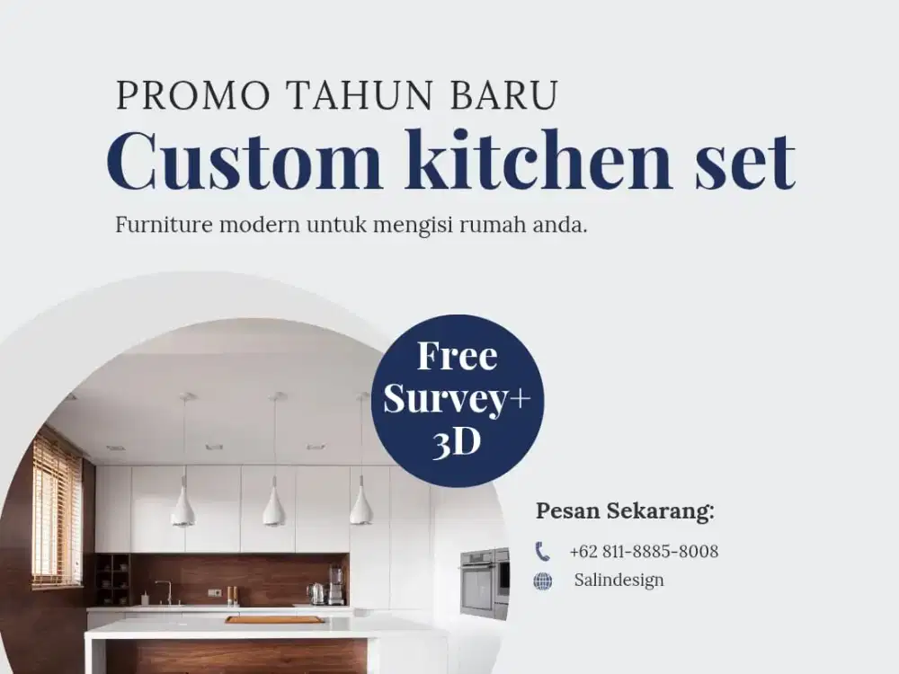 Kitchen Set Custom Cimahi • HPL / Multiplek