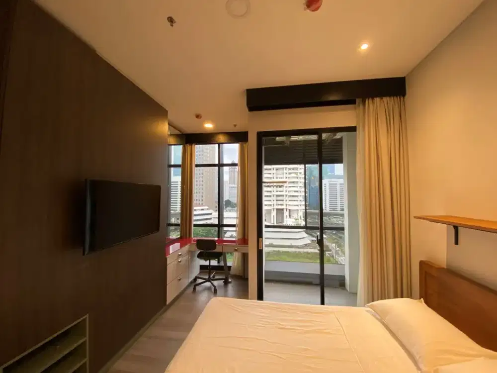 Disewa Apartemen Sudirman Suites Furnish 1BR uk 42m at Jakarta Pusat