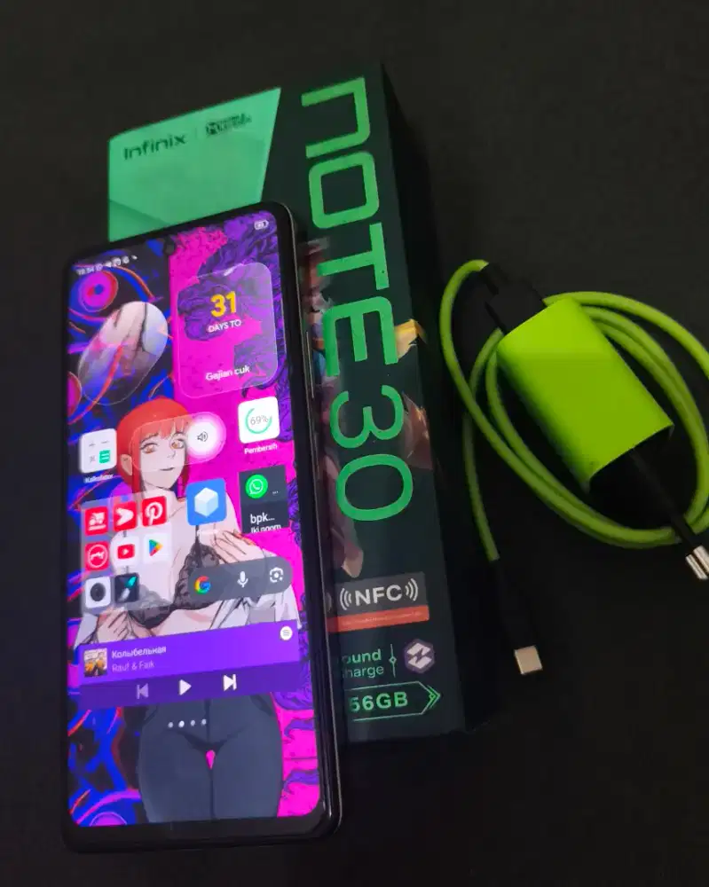 Infinix note 30 fullset 8/256