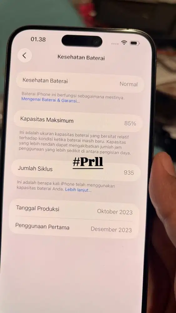 iPhone 15 Pro Max 256GB Titanium