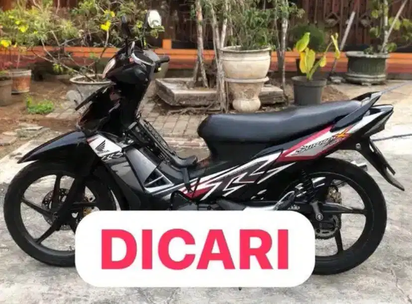 Di Cari Supra X 125 Double Disk DD Tahun 2009 Ke Atas Supra X 2011