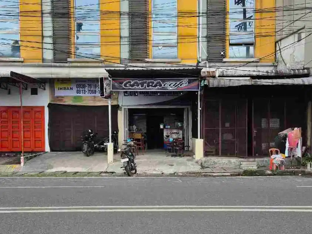 jual ruko jalan HM Joni dekat SM Raja, lokasi strategis banget