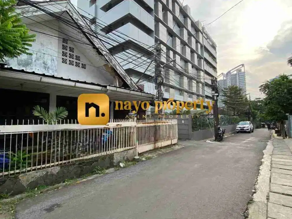Rumah Lama Hitung Tanah Posisi Hook Belakang RS Brawijaya di Saharjo Tebet Jakarta Selatan
