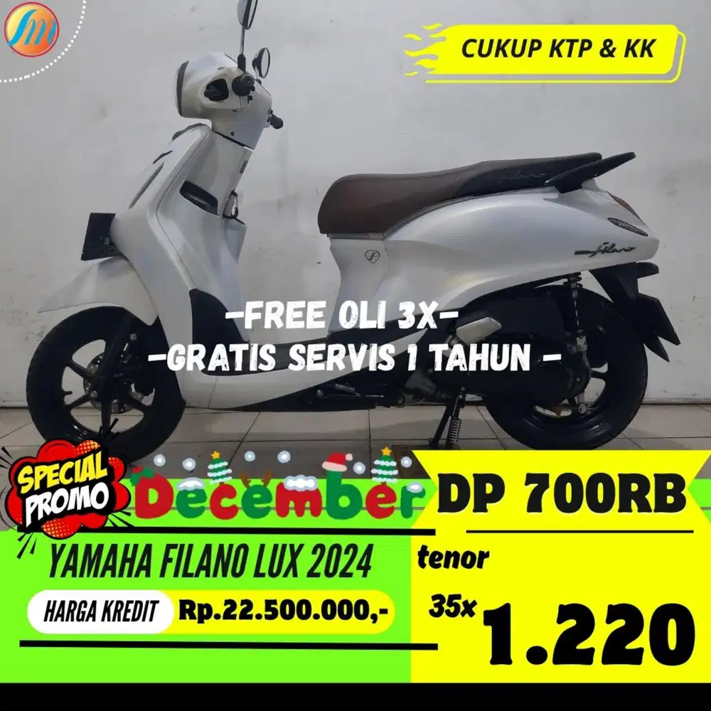 YAMAHA GRAND FILANO LUX 2024 KREDIT DP HANYA 700RIBU ANGSURAN RINGAN