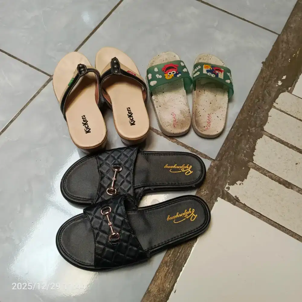 Sandal wanita 3 pcs