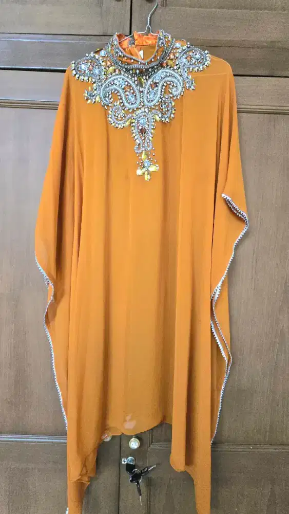 kaftan india bordir