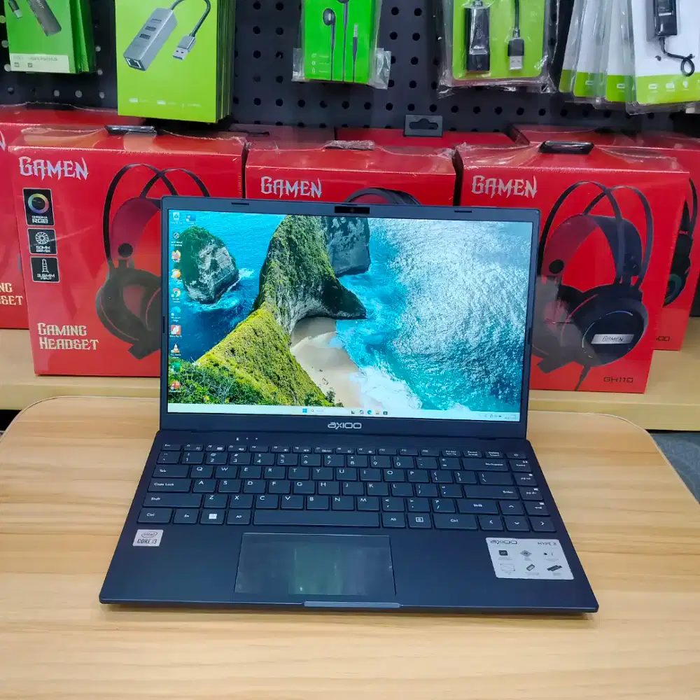 ​Laptop Axioo Hype 3 i3-1005G1 Slim - Like New, Siap Pakai!