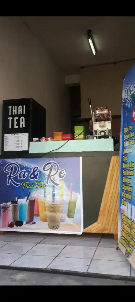 Booth bekas jualan minuman