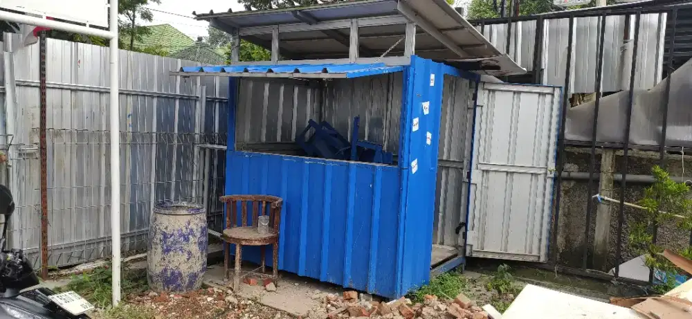 dijual booth kontainer