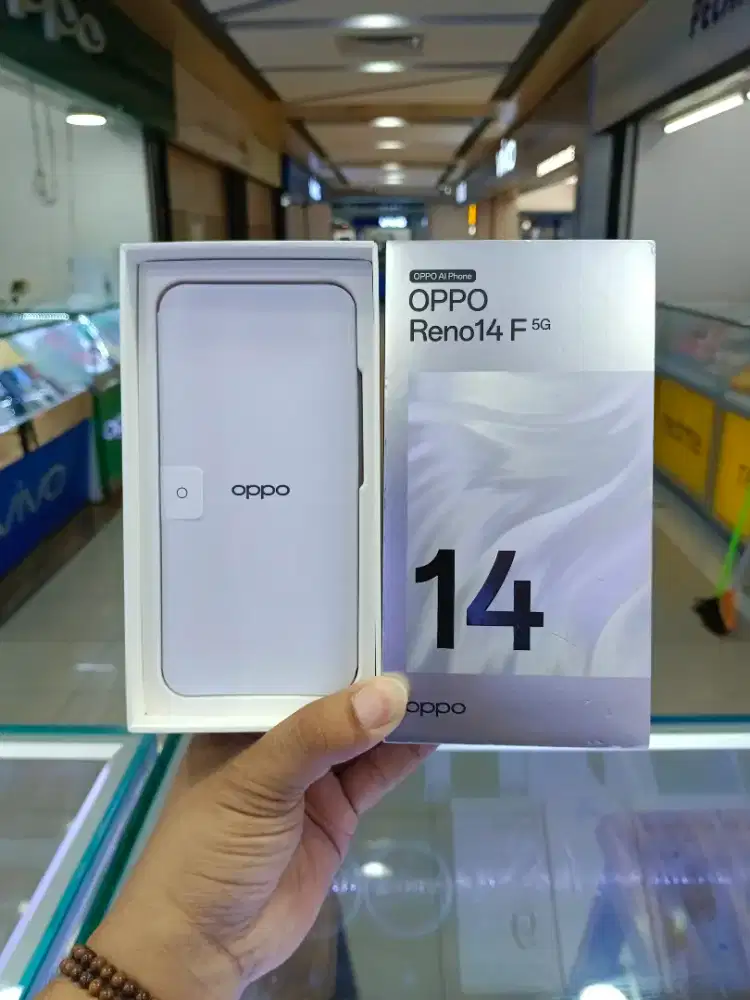 Oppo Reno 14F 5G 8/256 Pink BNOB(Brand New Open Box)Garansi Resmi Oppo