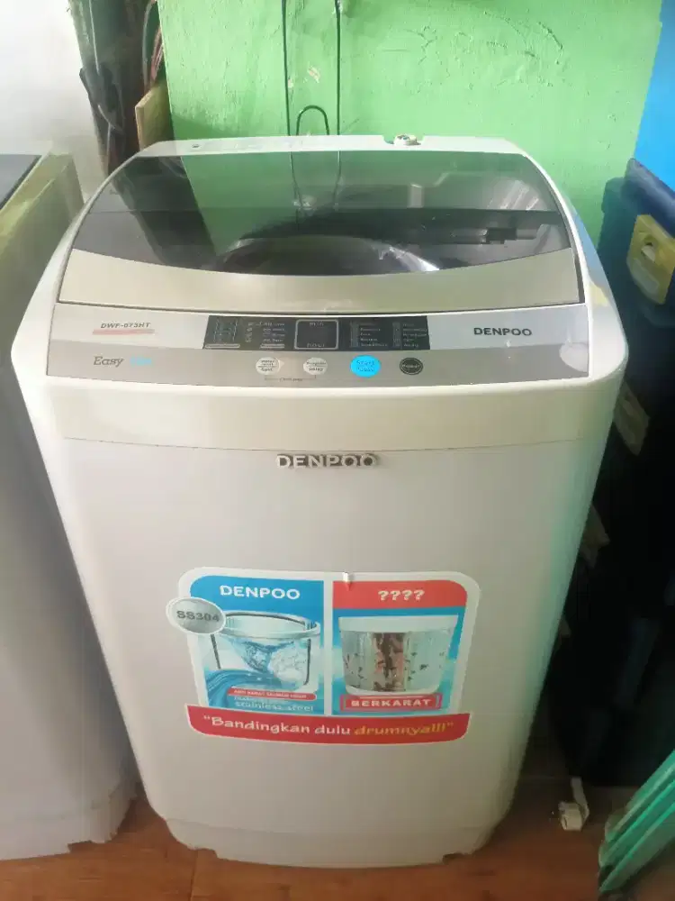 Mesin cuci 1 tabung merk Denpoo
