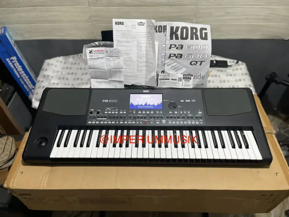 KEYBOARD KORG PA 600 V2 SMI SEGEL ATAS BAWAH DARI TANGAN PERTAMA