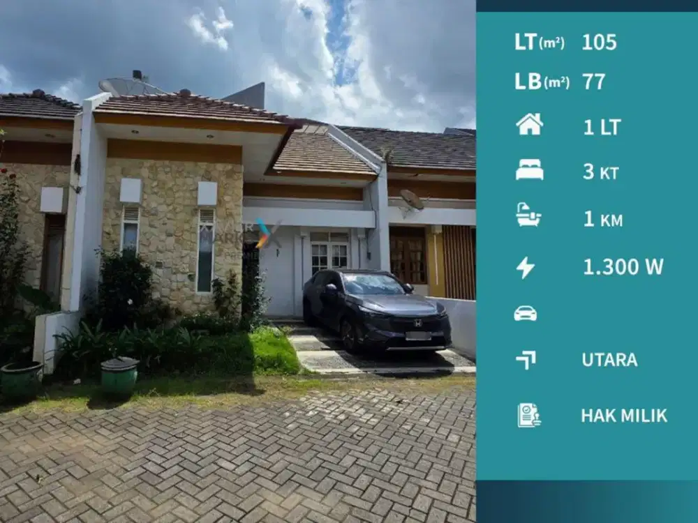 Rumah Full Furnished di Villa Kusuma Pesanggrahan Kota Batu