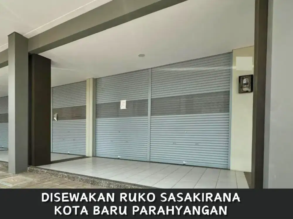 Di sewakan Ruko Bagis Di Kota Baru Parahyangan Bandung, Ruko Siap Huni, Bisa buat Cafe,restoran