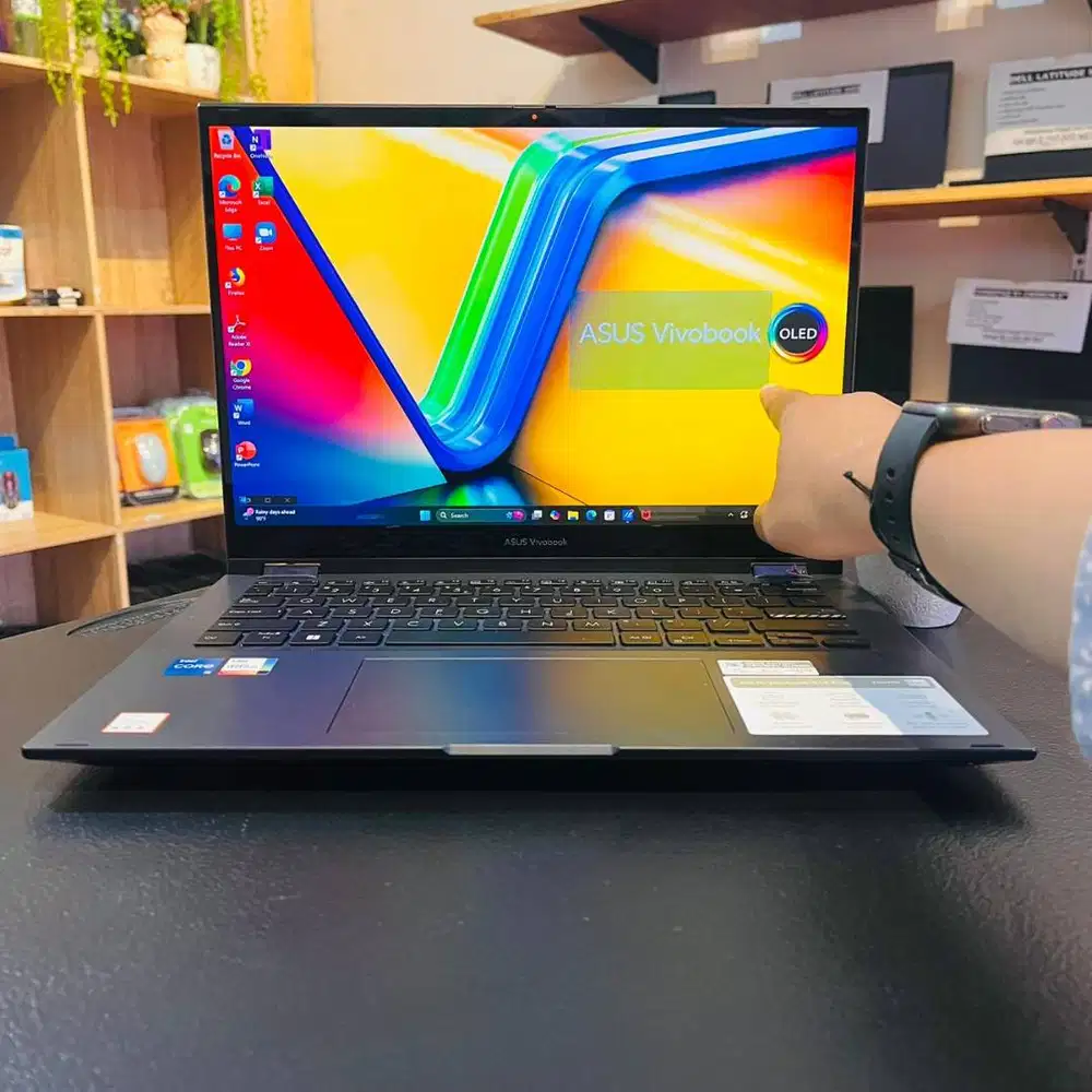 ASUS VIVOBOOK TP3402VA//TOUCHSCREEN FLIP 360°//LAYAR 14OLED