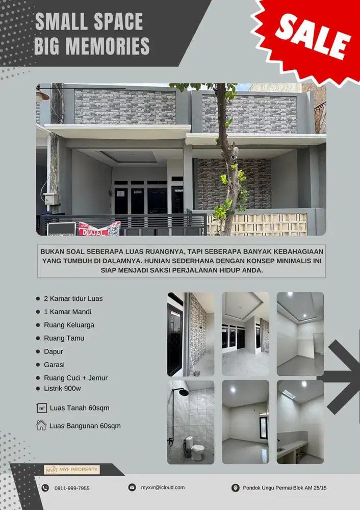 JUAL RUMAH TIPE 21