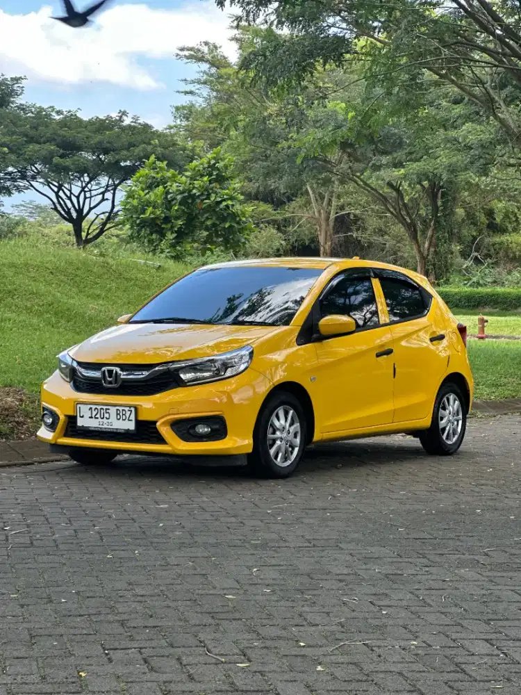 Brio E matik 2020 limited kuning,KM 60rb asli record,pjk pjg,murah