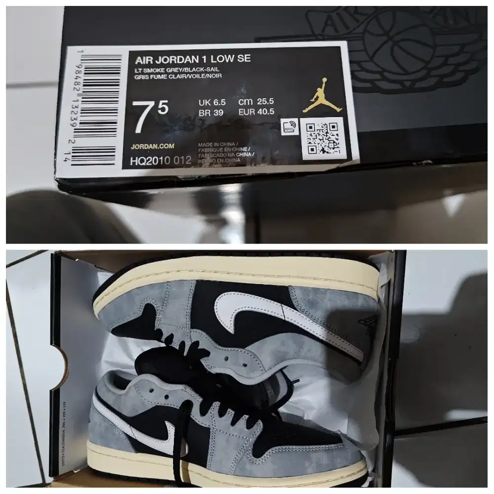 sepatu nike air jordan 1 low SE BNIB SIZE 40.5