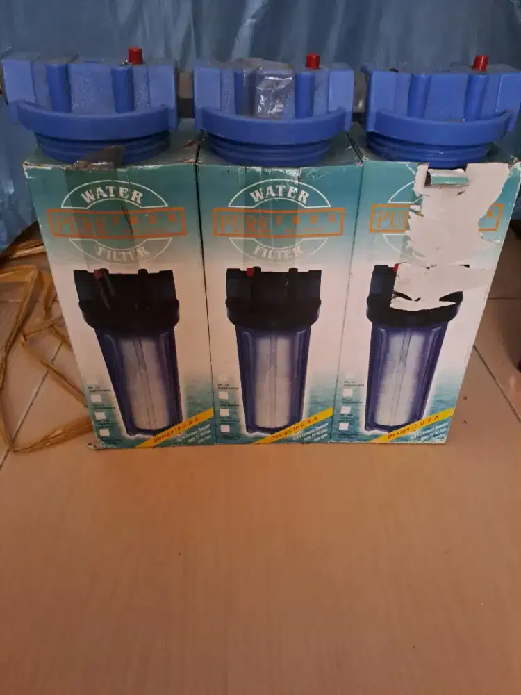 Penyaringan air ledeng menjadi lebih jernih