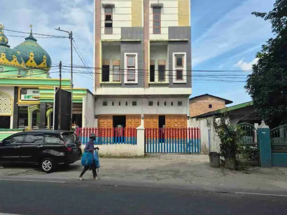 Jual ruko gandeng super panjang, jalan Menteng 7, Medan Tenggara