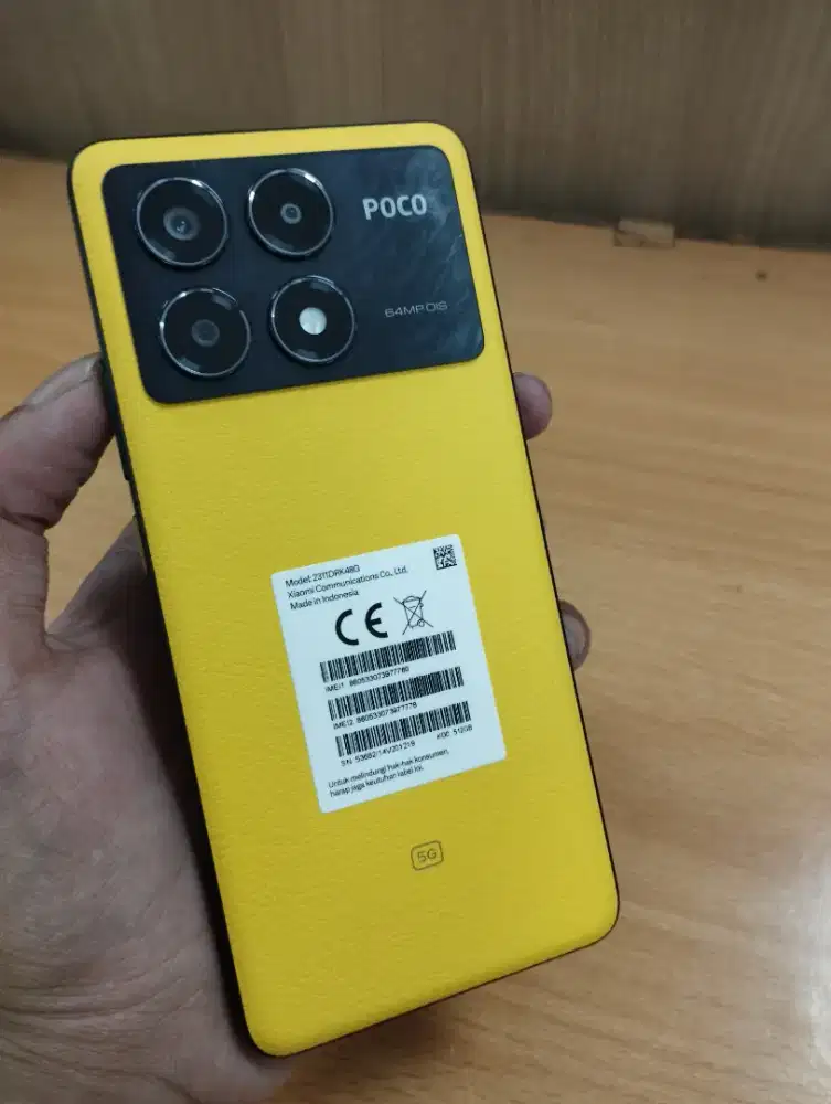 Poco X6 Pro 5G ram 12/512 mulus