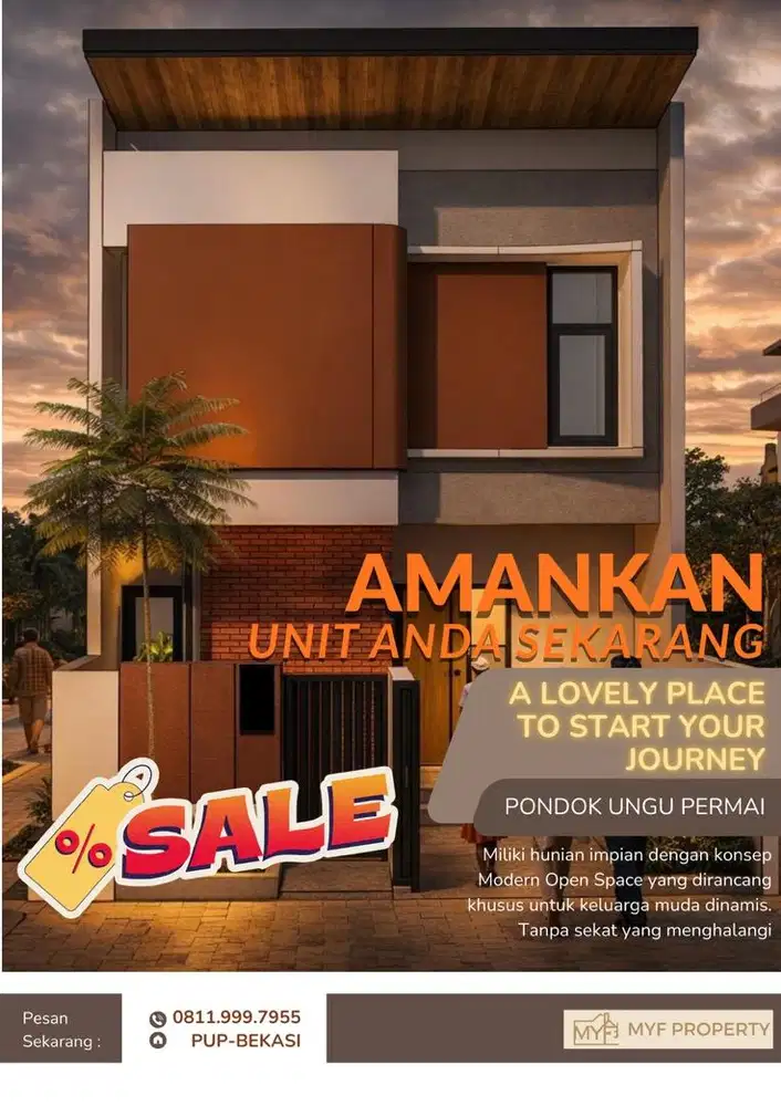 DIJUAL RUMAH 2 Lantai