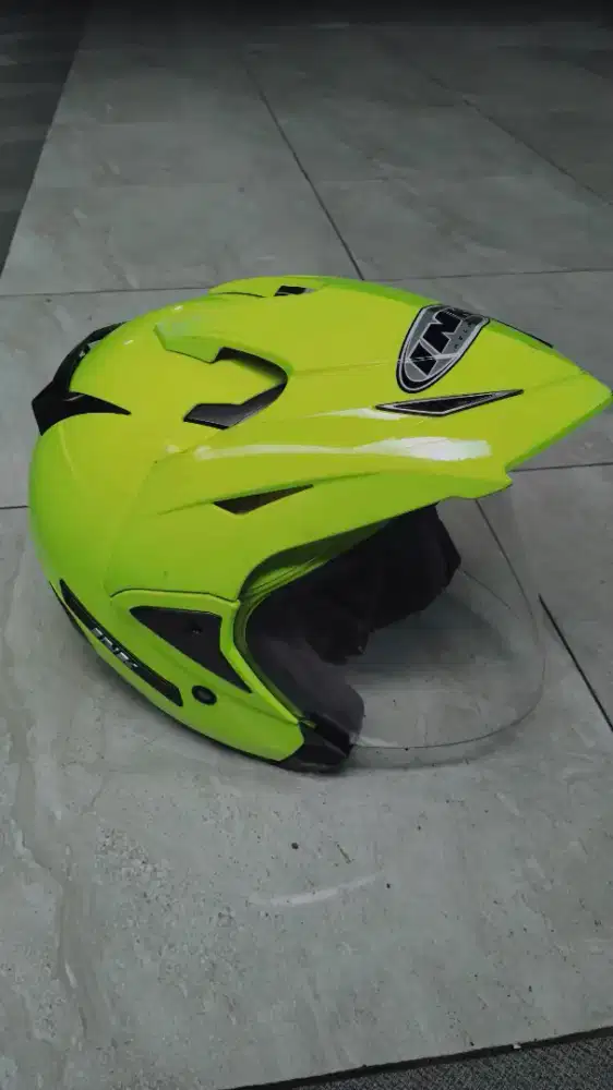 Helm INK T1 Hijau Stabilo XL Original Normal