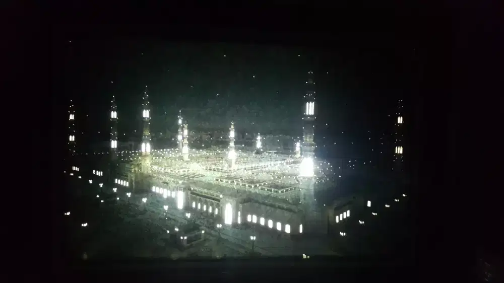 Hiasan dinding gambar kota mekkah