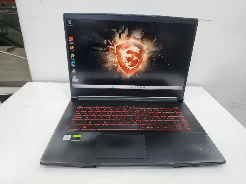 JUAL MSI GF63 GTX1050Ti 4GB|Ci7 9750H|16|512|15FHD|W11